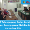 BKPSDM Tulungagung Gelar Sosialisasi Mitigasi Pelanggaran Disiplin dan Konseling ASN
