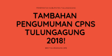 Gambar Tambahan Pengumuman CPNS Tulungagung 2018