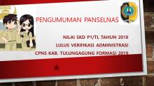 Nilai SKD P1/TL