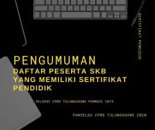 gambar berita serdik cpns tulungagung formasi 2019