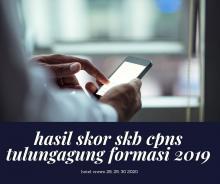 Ilustrasi Skor SKB CPNS Formasi 2019 Tulungagung