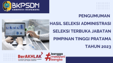 pengumuman selter 2023