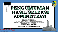 Hasil Administrasi Selter Sekda Juni 2026
